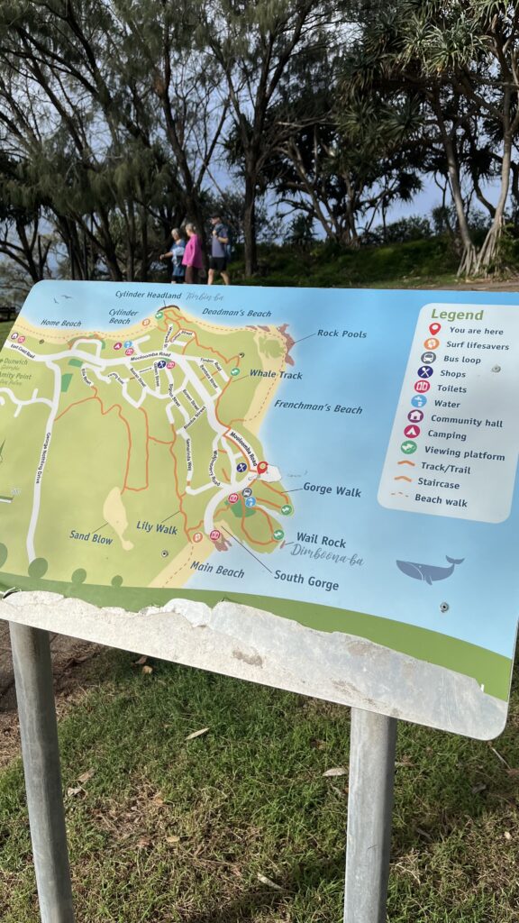 Point Lookoutの観光地図